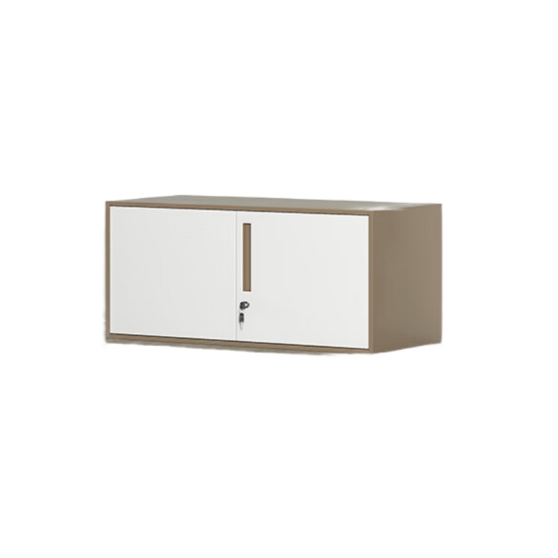 臻远 ZY5062053 钢制窄边文件柜 90*40*40cm （单位：台） 咖白套色