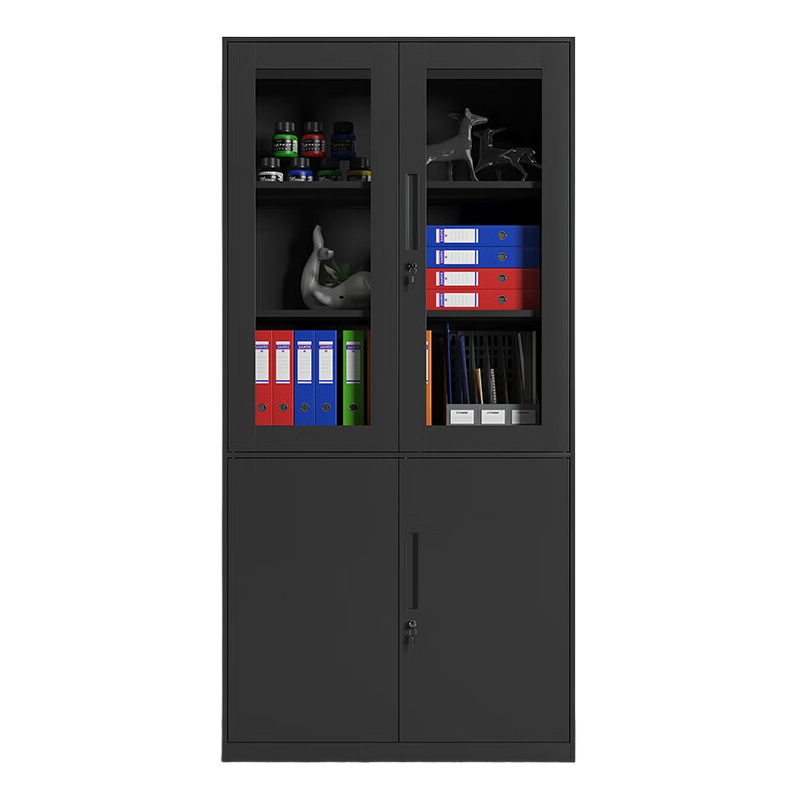 臻远 ZY5062063 钢制窄边大器械文件柜 90*40*185cm （单位：台） 黑色