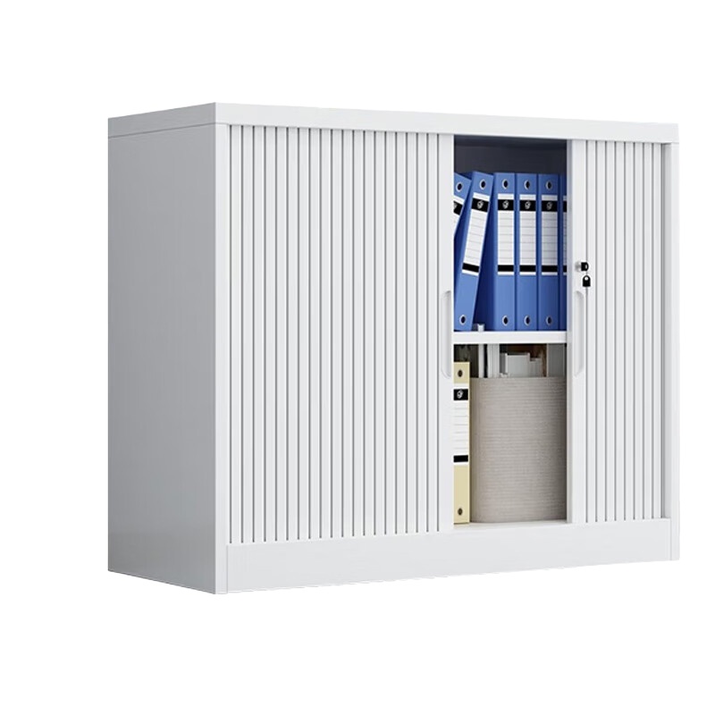 臻远 ZY5062072 钢制卷门文件柜 90*45*76cm （单位：台） 纯白色