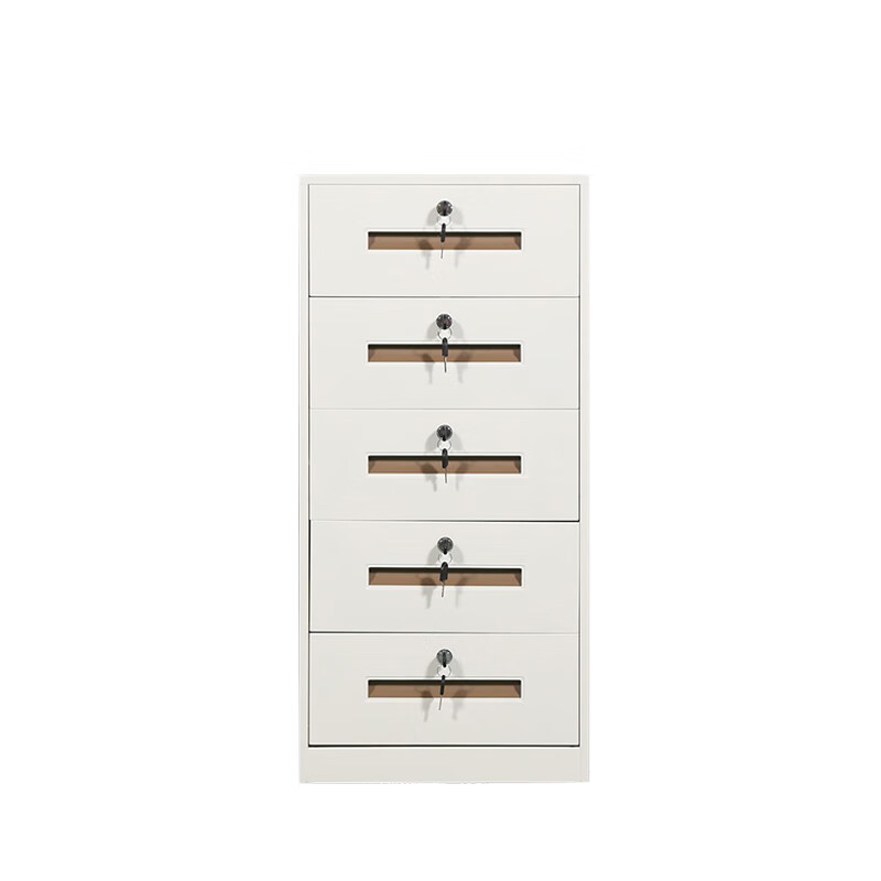 臻远 ZY5062207 钢制文件柜五抽矮柜 85*40*39cm （单位：台） 白色