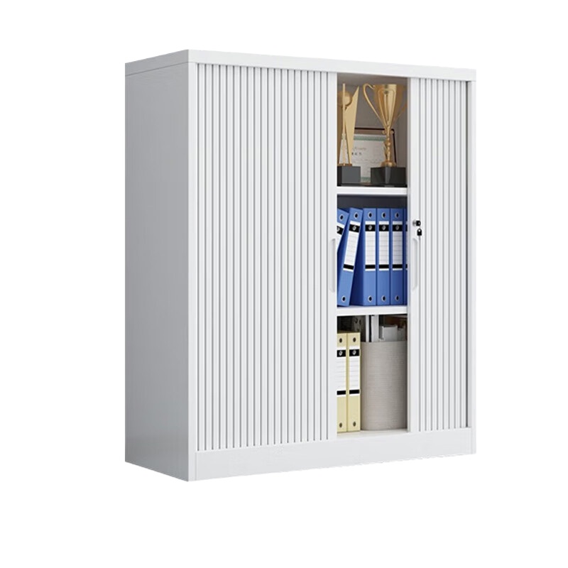臻远 ZY5062074 钢制卷门文件柜 90*45*109cm （单位：台） 纯白色