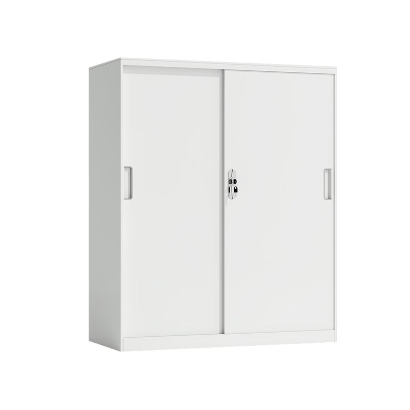 臻远 ZY5062265 钢制铁门移门文件柜 90*40*109cm （单位：台） 白色