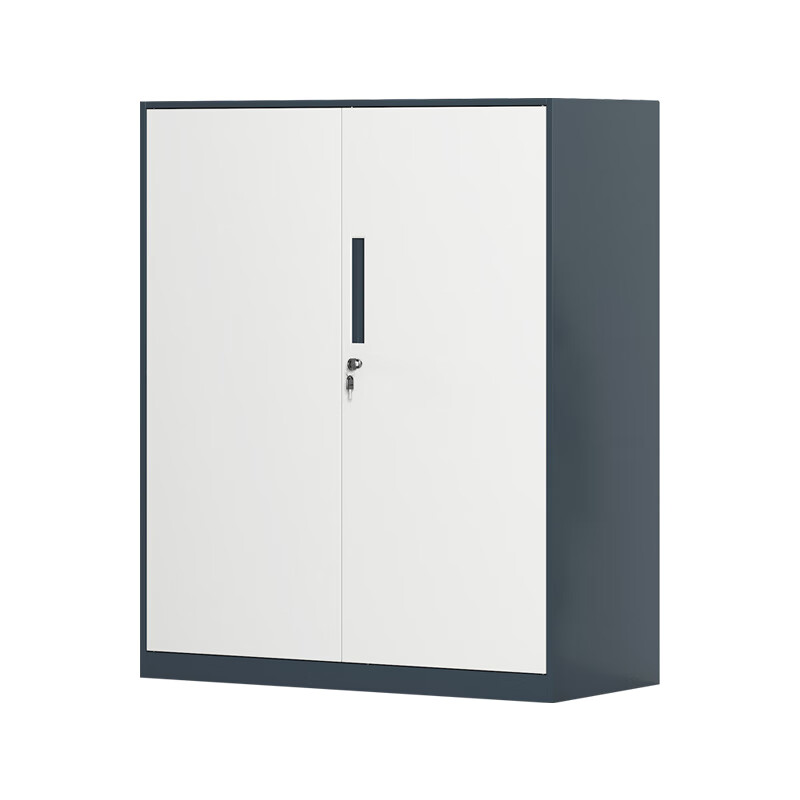 臻远 ZY5062275 钢制窄边铁门文件柜 90*40*76cm （单位：台） 灰白