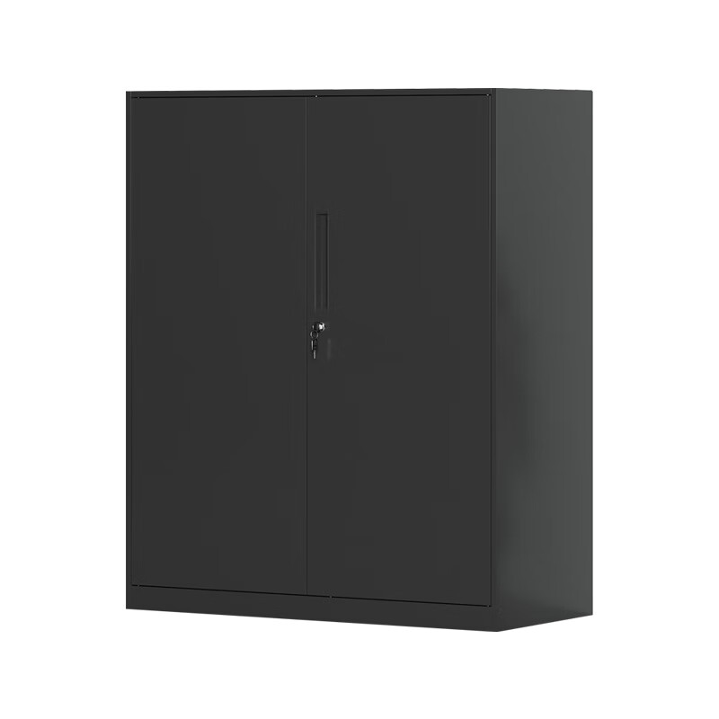 臻远 ZY5062276 钢制窄边铁门文件柜 90*40*76cm （单位：台） 黑色