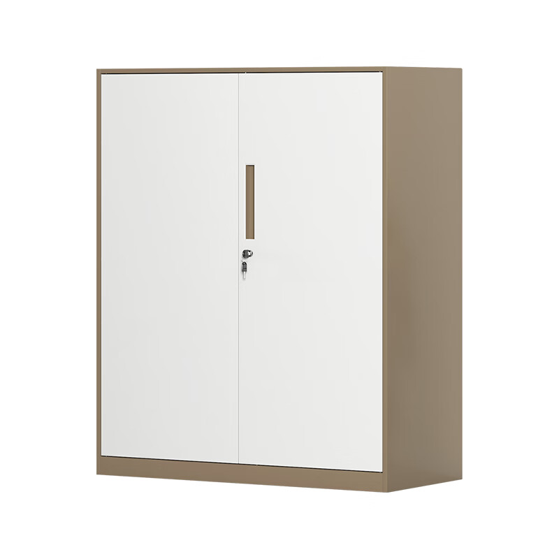 臻远 ZY5062282 钢制窄边铁门文件柜 90*40*92.5cm （单位：台） 咖白