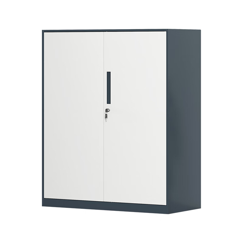 臻远 ZY5062283 钢制窄边铁门文件柜 90*40*92.5cm （单位：台） 灰白