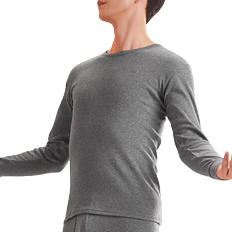 恒源祥（HYX） HYX8003 男士10A抗菌纯棉内衣套装 （单位：套） 深麻灰