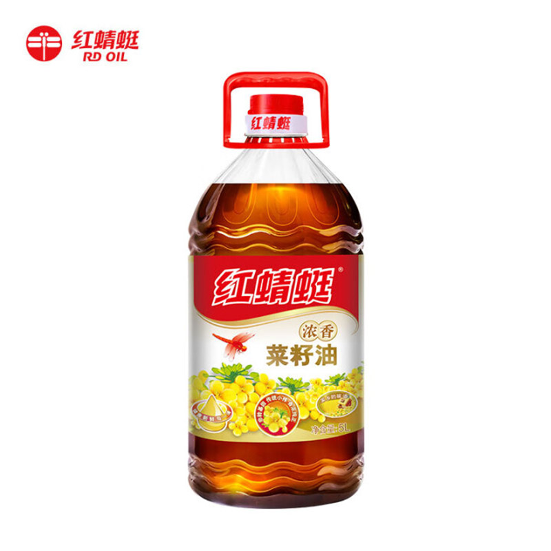 红蜻蜓 浓香 菜籽油 5L （单位：桶）
