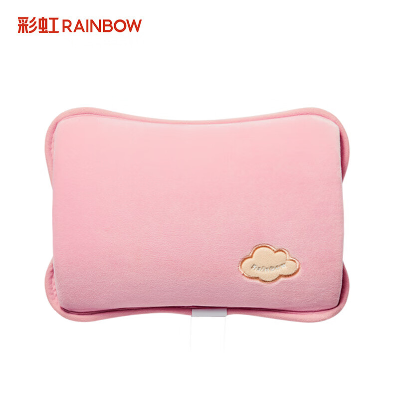 彩虹（rainbow） T322 免洗亲肤绒插手电热暖手宝 430W （单位：个） 粉色