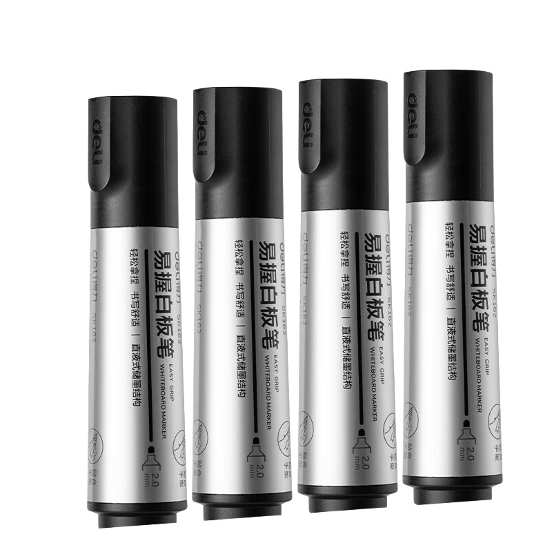 得力 SK162 易握直液式白板笔 8支/盒 （单位：盒） 黑色