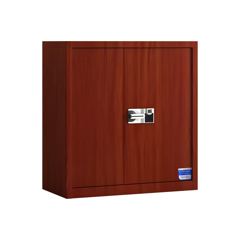 臻远 ZY5062428 单节智能指纹密码锁保密柜 90*42*95.5cm （单位：台） 红木纹