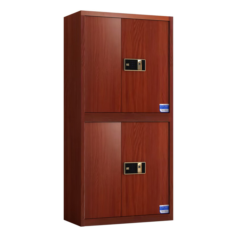臻远 ZY5062430 分双节指纹锁保密柜 90*42*190cm （单位：台） 红木纹