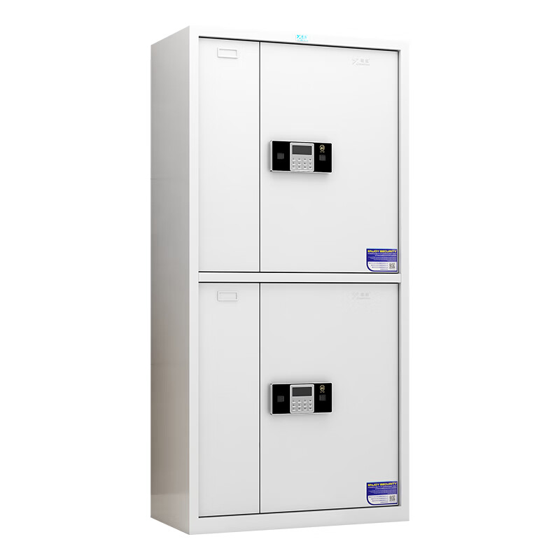 臻远 ZY5071445 通双节四层电子密码锁不带斗保密柜 90*42*185cm （单位：台） 灰白色