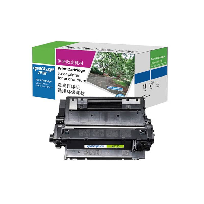 伊派 CE255 硒鼓 6000页 （单位：支） 适用于HP P3011 P3015D P3015DN P3015X P3016 黑色