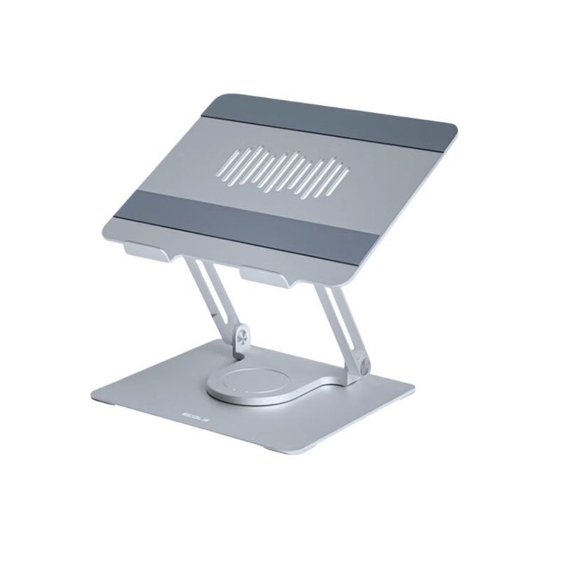 宜客莱（ECOLA） A33PSV-CP 可折叠360&deg;旋转双臂笔记本支架 静态承重10KG （单位：个） 银色