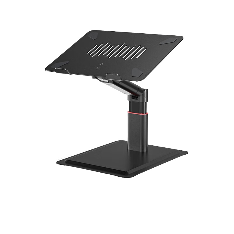 宜客莱（ECOLA） A37BK-CP 升降折叠站坐两用电脑支架 静态承重10KG （单位：个） 黑色