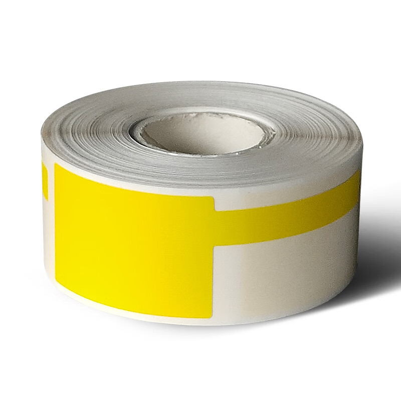 艾普莱（Axplor） 2A265 刀型/P型标签纸 聚氯乙烯 38*25+30mm （单位：盒） 黄色