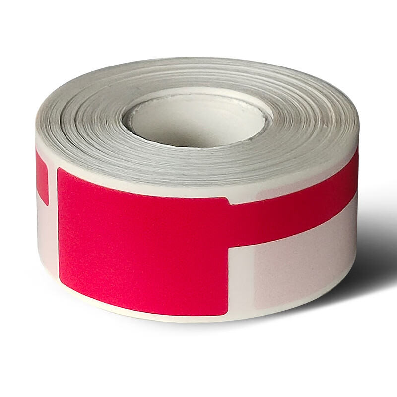 艾普莱（Axplor） 2A266 刀型/P型标签纸 聚氯乙烯 38*25+30mm （单位：盒） 红色