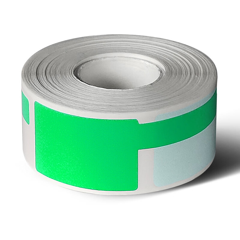 艾普莱（Axplor） 2A267 刀型/P型标签纸 聚氯乙烯 38*25+30mm （单位：盒） 绿色