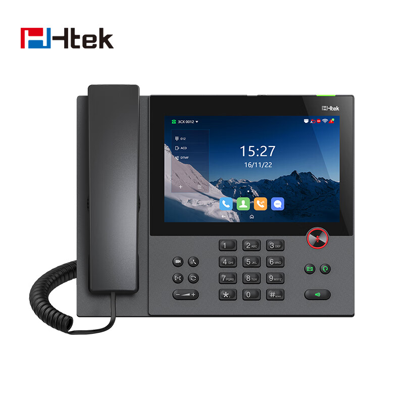 Hhtek UCV54 座式电话机 支持免提 （单位：台） 黑色