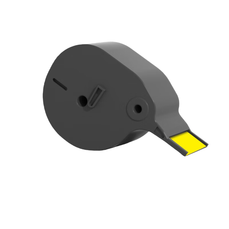 PW PW-36黄 一体式连续标签色带 36mm*8m （单位：卷） 黄底黑字