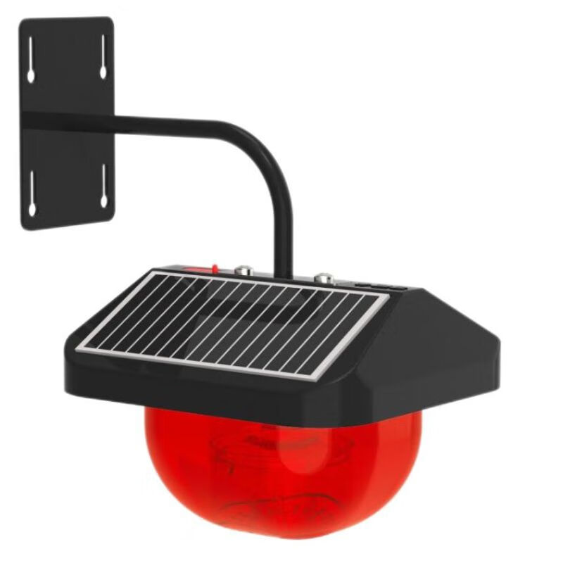 艾御堡 AYB-BZD02 太阳能声光警示灯 3.7V 900K 3W （单位：盏） 红色