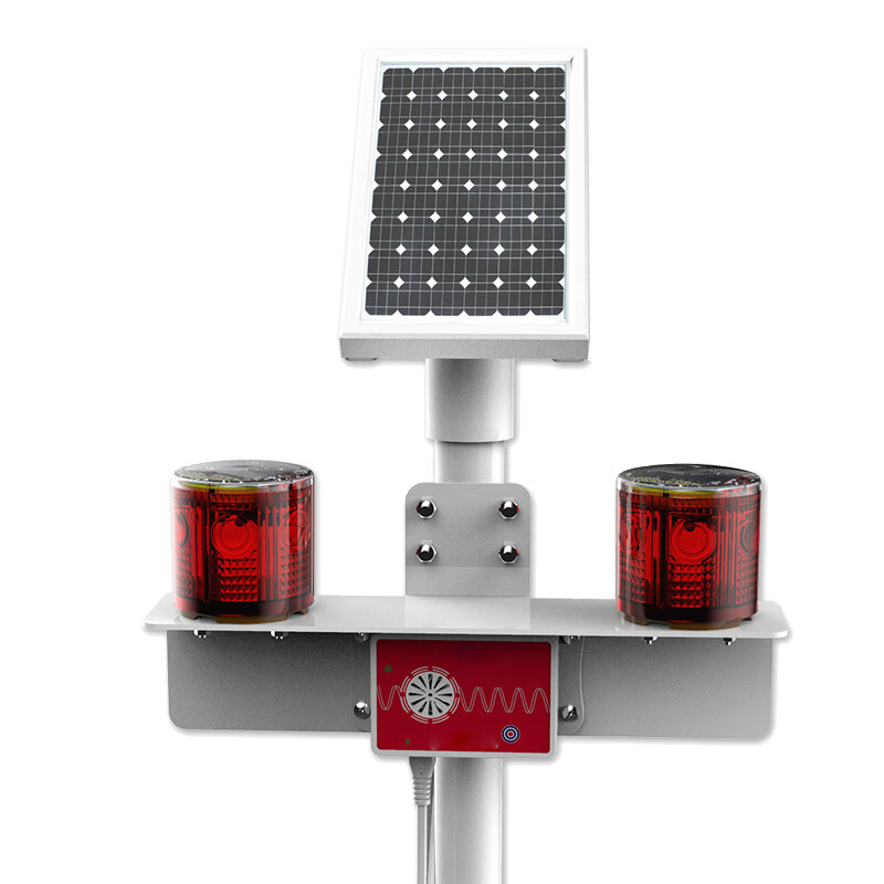 艾御堡 AYB-BZD03 太阳能声光警示灯 3W DC5V IP67 （单位：盏） 红色