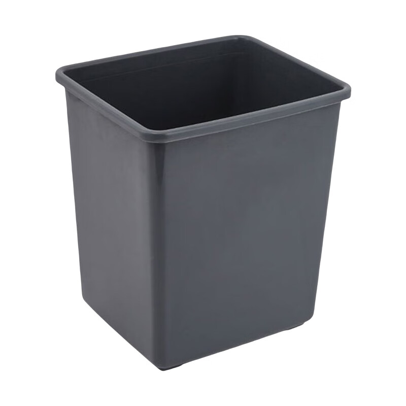 安居先森 无盖方形 垃圾桶 15L 10只/箱 （单位：箱） 灰色