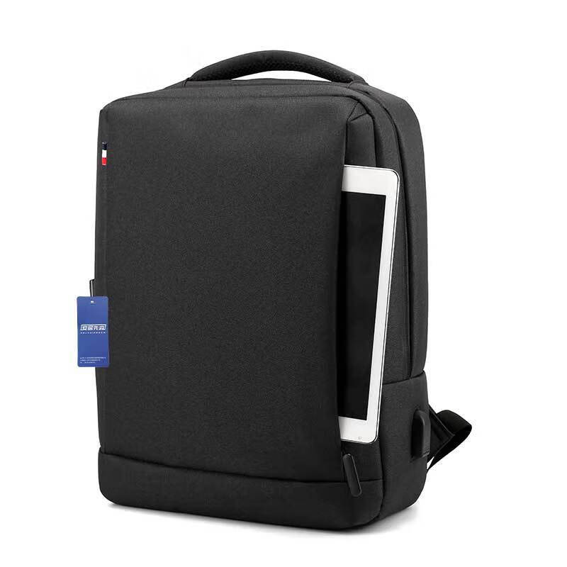 安居先森 B059 01系款 防水雪花牛津布电脑包 42*30*12cm （单位：个） 黑色