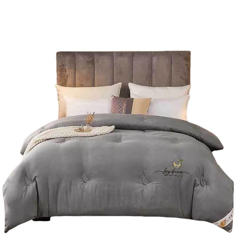 安居先森 D2118 抗菌大豆纤维被加厚冬款 150*200cm （单位：条） 灰色