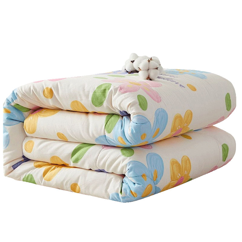 安居先森 樱花印花被面 纯棉花被 150*200cm （单位：条）