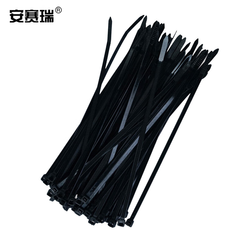 安赛瑞 39828 尼龙扎带 4*250mm 250根/包 （单位：包） 黑色