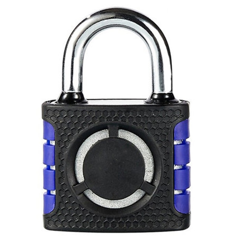 安盛宏方 ASHF693 双色包胶腰圆铁锁 40mm （单位：把） 蓝黑