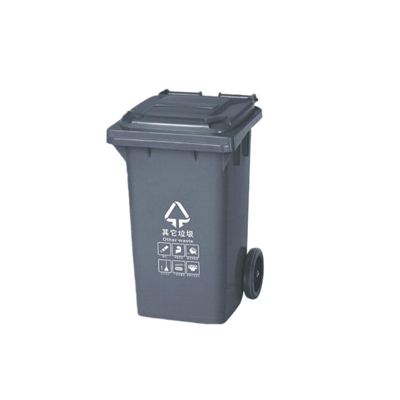 白云清洁 AF07321 加强型垃圾桶 120L （单位：个） 灰色