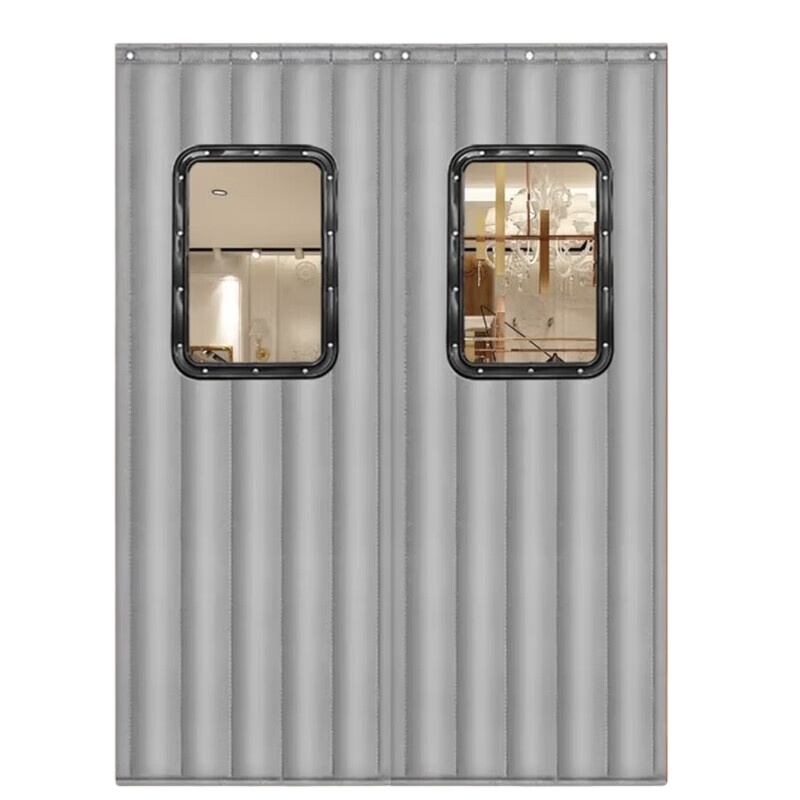 百晟长恒 棉 软门帘 含轨道 1米*1米 （单位：个） 灰色