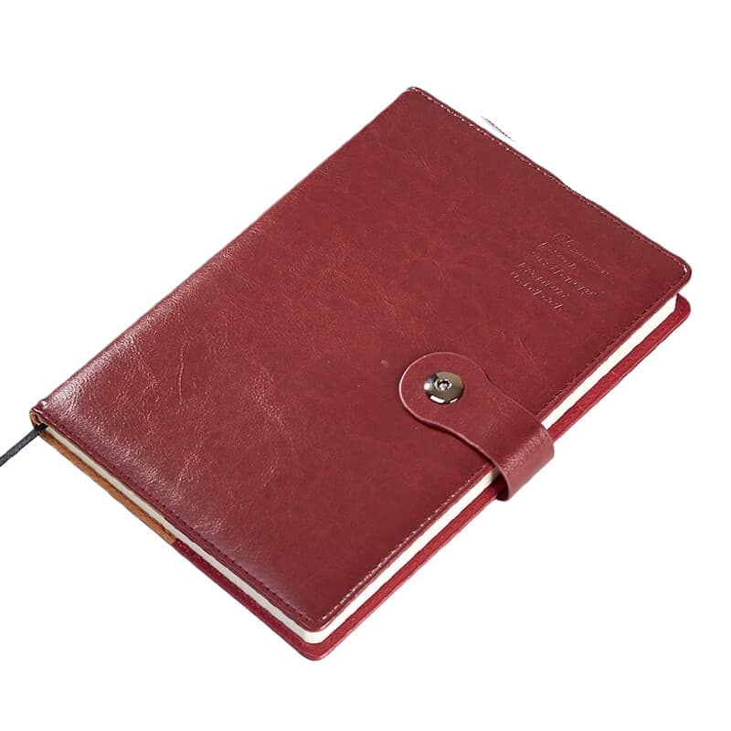 博文(BOWEN) 18176 磁扣笔记本 B5 172张 （单位：本） 酒红