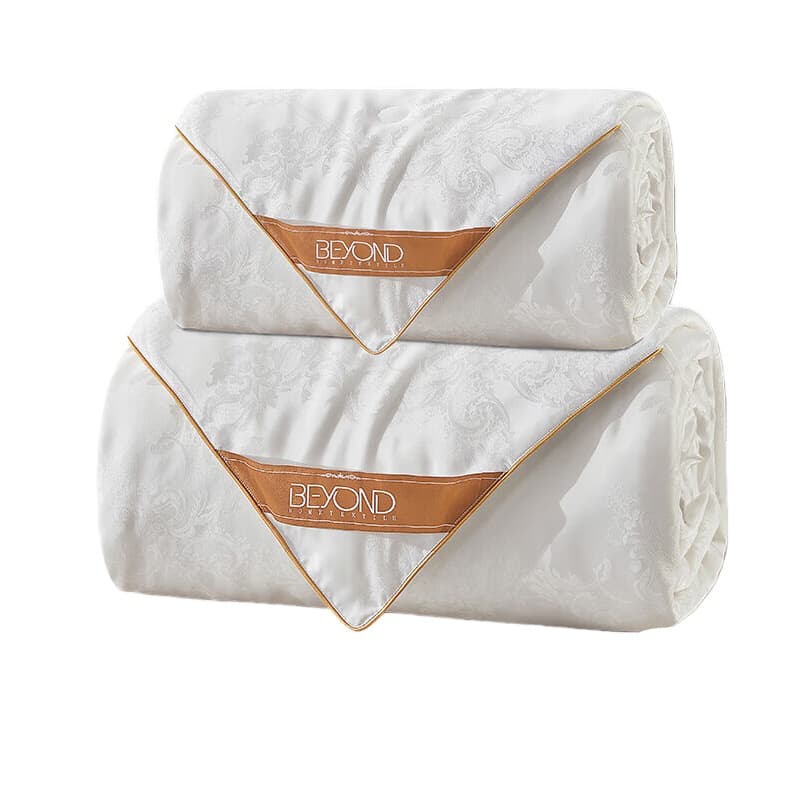 博洋家纺（BEYOND） 洛菲系列 100%蚕丝子母被 200*230cm （单位：条） 白色
