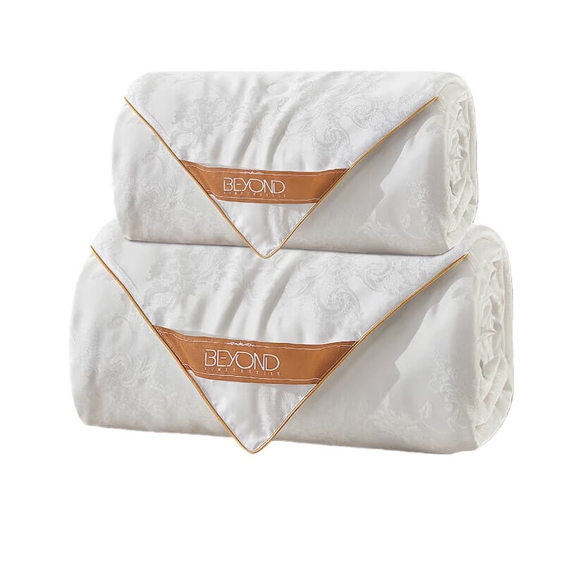 博洋家纺（BEYOND） 洛菲系列 100%蚕丝子母被 220*240cm （单位：条） 白色