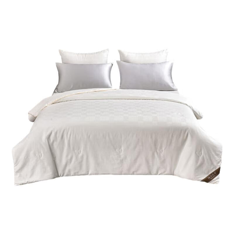 博洋（BEYOND） WT912307015B 艾丽丝全棉蚕丝冬被 220*240cm 2200g （单位：床） 白色