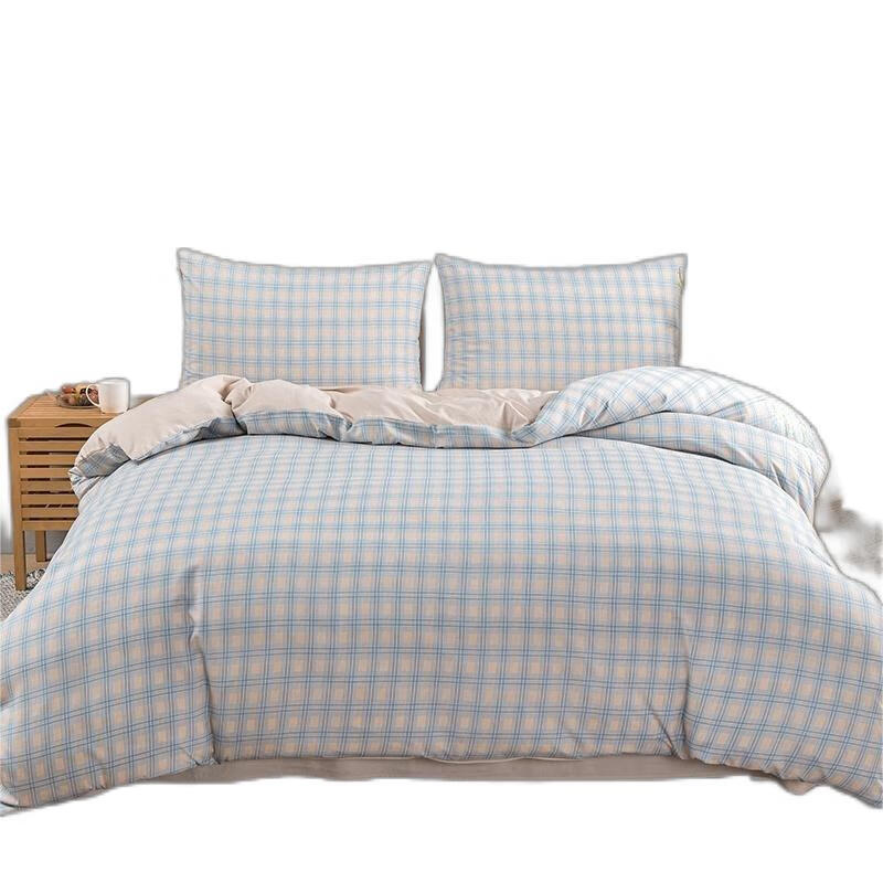 博洋（BEYOND） WT912307033A 床上四件套 被套200*230cm/床单230*240cm/枕套48*74cm*2 （单位：套） 雅韵格调-蓝