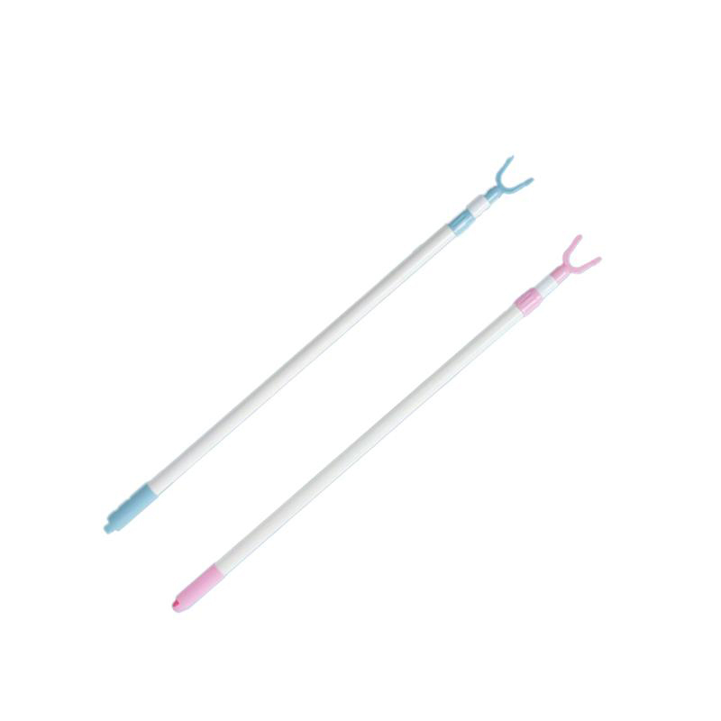 茶花（CHAHUA） 0718 伸缩衣叉撑衣杆 长86cm （单位：个） 蓝色/粉色随机