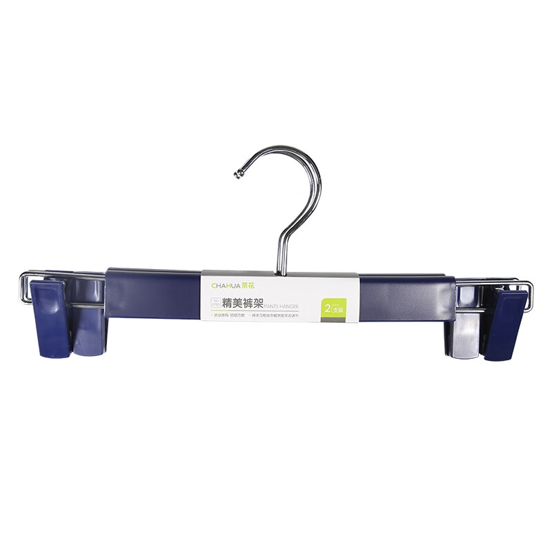 茶花（CHAHUA） 0785 伸缩裤夹 33cm 2个/组 （单位：组） 黑色