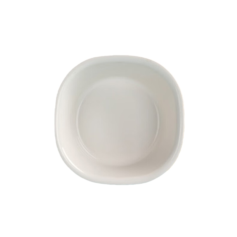 茶花（CHAHUA） 116004 欧铂兹方盆 S 26*26*9.3cm （单位：个） 白色