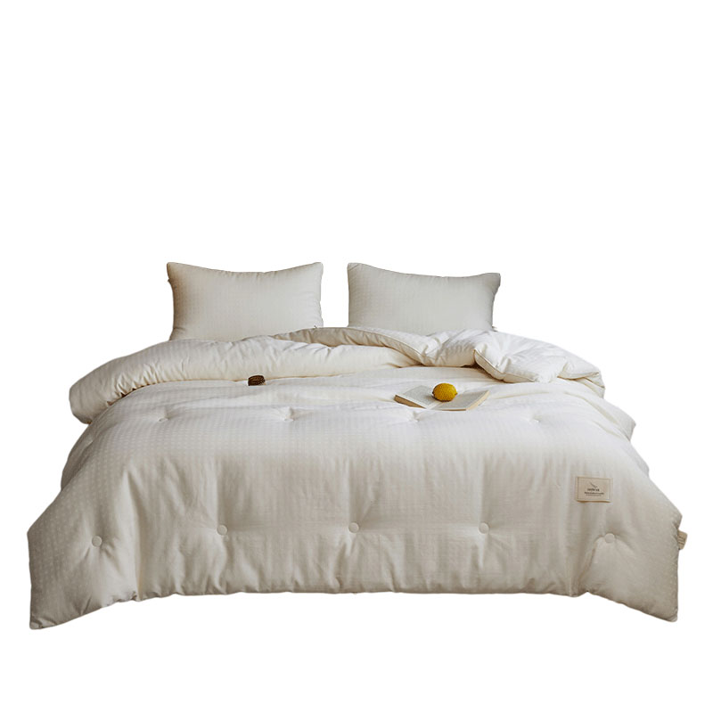 婵思 BZ0EOE2201075 简约时尚生态棉大豆春秋被 150*200cm/约4斤 （单位：条） 米白