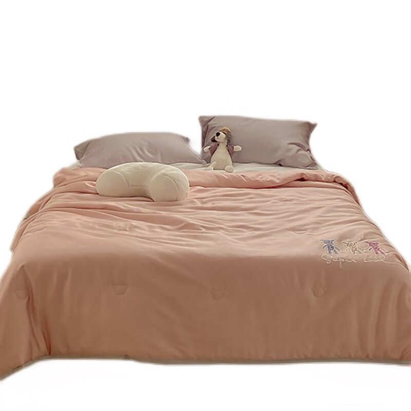 婵思 BZ0LFS2100751 夏被空调被 150*200cm （单位：床） 冰暴熊媚粉