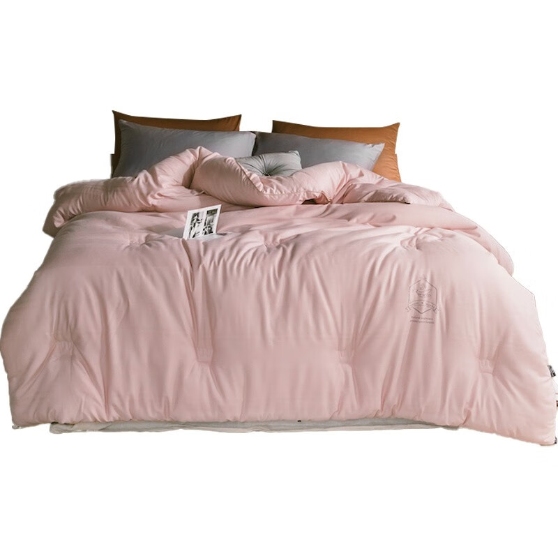 婵思 BZGLFS2000296 提花大豆春秋被 150*200cm总重约3斤 （单位：条） 粉色