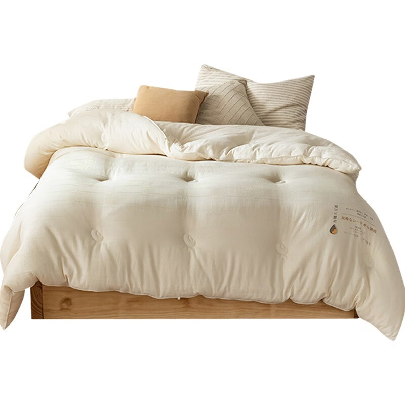 婵思 BZGLFS2000304 有机大豆春秋被 220*240cm/总重约6斤 （单位：条） 白色