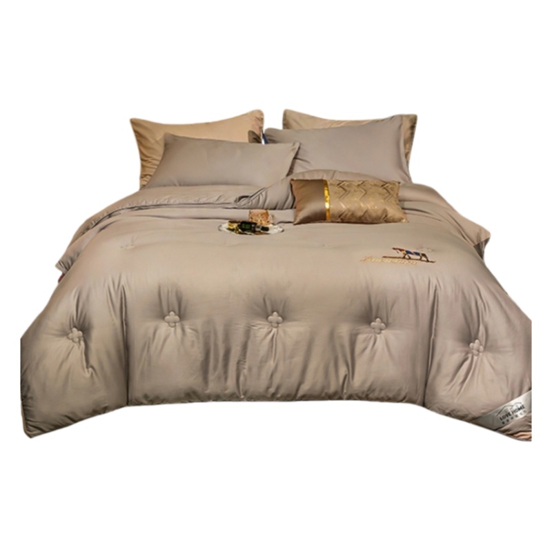 婵思 BZQTDC2000333 天雪棉60支KJ刺绣被 200*230cm/5斤 （单位：条） 灰色