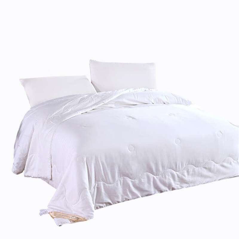 婵思 CBQS220131 全棉贡缎柞蚕丝被 150*210cm/毛重2.5斤 （单位：条） 白色