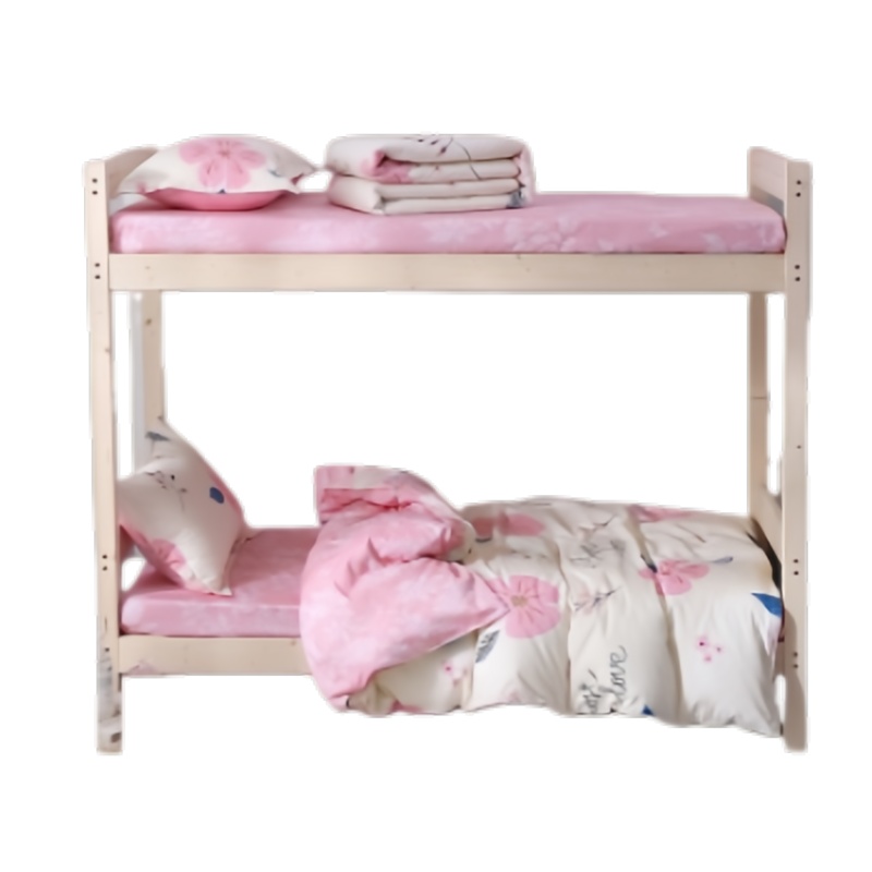 婵思 CHG0220009 纯棉印花值班室十里桃花系列三件套 被套160*210cm/床单160*230cm/枕套48*74cm*1 （单位：套） 十里桃花